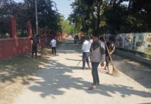 वाल्मीकि टाइगर रिजर्व के प्रमुख पर्यटन स्थलों पर चला सफाई अभियान