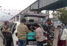 भारत नेपाल बॉर्डर पर एसएसबी द्वारा गहन जांच