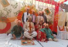 वेदमन्त्र और शहनाई वादन के साथ संपन्न हुई शादी -पं-भरत उपाध्याय