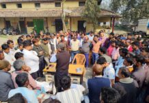 अतिक्रमणकारियों को दी गई कड़ी चेतावनी।