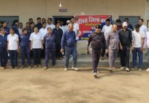 पुलिस सप्ताह दिवस पर पुलिस केंद्र बगहा में विशेष स्वच्छता अभियान आयोजित की गई