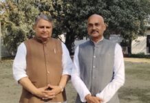 बाढ़ एवं बांध समस्याओं को लेकर वाल्मीकिनगर विधायक ने जल संसाधन मंत्री से की मुलाकात