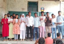 नजारत सॉल्यूशन में मेधावी छात्रों का भव्य अभिनंदन समारोह।