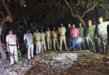 एएलटीएफ, बगहा, वन विभाग और नौरंगिया थाना की की संयुक्त कार्रवाई में अवैध शराब भट्टी ध्वस्त।