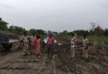 अवैध बालू खनन/परिवहन पर पुलिस की कार्रवाई, ट्रैक्टर जब्त