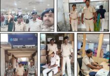 विधि-व्यवस्था मजबूत करने के लिए बगहा पुलिस ने चलाया बैंक चेकिंग अभियान