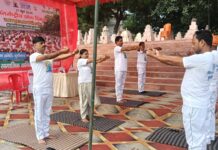 योग निरोग काया के लिए रामबाण अभ्यास है -पं-भरत उपाध्याय