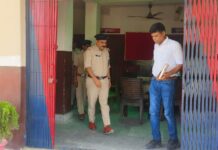 पटखौली थाना का औचक निरीक्षण, व्यवस्था दुरुस्त रखने के निर्देश