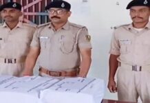 नेपाल सीमा से गांजा तस्करी का प्रयास विफल, 46.9 किलो गांजा बरामद