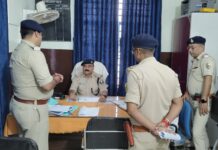पटखौली थाना का औचक निरीक्षण, एसपी राजेश कुमार ने दिए सख्त निर्देश