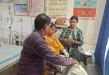 सड़क दुघर्टना में वृद्ध घायल, सीवान रेफर
