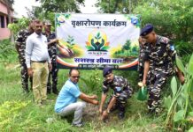 65वीं वाहिनी सशस्त्र सीमा बल एवं 10+2 प्रोजेक्ट बालिका उच्च माध्यमिक विद्यालय, पटखौली द्वारा वृहत वृक्षारोपण कार्यक्रम आयोजित