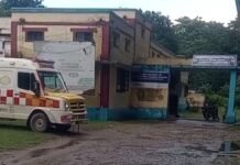 वाल्मीकि नगर के प्राथमिक स्वास्थ्य केंद्र की सुरक्षा व्यवस्था, भगवान भरोसे