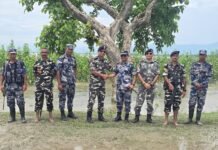 भारत-नेपाल सीमा पर शांति एवं समन्वय बनाए रखने हेतु एस.एस.बी. एवं ए.पी.एफ. नेपाल के वरिष्ठ अधिकारियों की बैठक