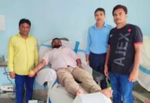 रक्तदान कर जरूरतमंद मरीज के जीवन बचाने में निभाई अहम भूमिका