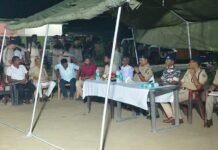 बगहा पुलिस अधीक्षक ने ग्रामीणों के साथ जन संवाद किया