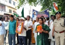 संत रविदास की जयंती पर मझौलिया में निकाली गई भव्य कलश यात्रा।