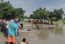 हरहा नदी में मिला अज्ञात युवक का शव, इलाके में सनसनी