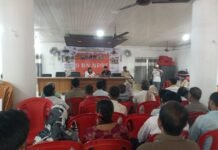 एनडीआरएफ की टीम ने आपदा से बचाव को लेकर दी जानकारी ।