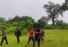 पूर्व विधायक आवास के पीछे पहुंचा तेंदुआ, ग्रामीणों में भय का माहौल