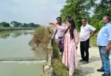चंद्रावत नदी के बढ़े जलस्तर पर निगम सतर्क, संत घाट से जगदंबा नगर साइफन तक सफाई तेज