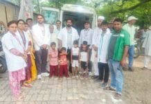कुपोषित बच्चों को बेहतर इलाज के लिए NRC नरकटियागंज भेजा गया